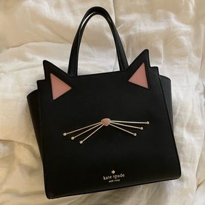 Kate Spade Jazz Things Up small Hayden cat tote